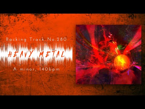 Fast Heavy Metal Backing Track in Am | BT-280