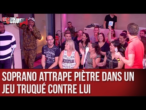 Soprano attrape Piètre dans un jeu truqué contre lui - C’Cauet sur NRJ