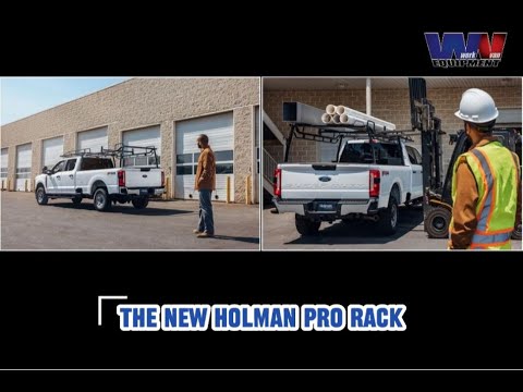 ✨2024 Holman Pro Rack Durable Strong at worksite #Holman #ProRack #TruckRack
