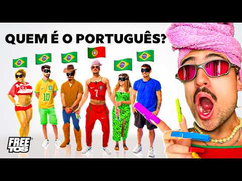 5 BRASILEIROS VS 1 PORTUGUÊS