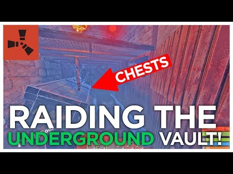 The "Underground" LOOT Room RAID! (VANILLA RUST #24 S3)