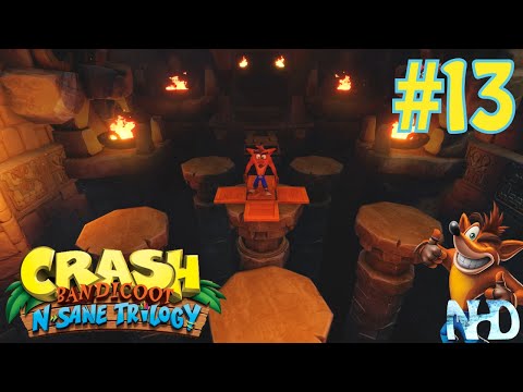 Let's Play Crash Bandicoot 1 N. Sane Trilogy (pt13) Temple Ruins