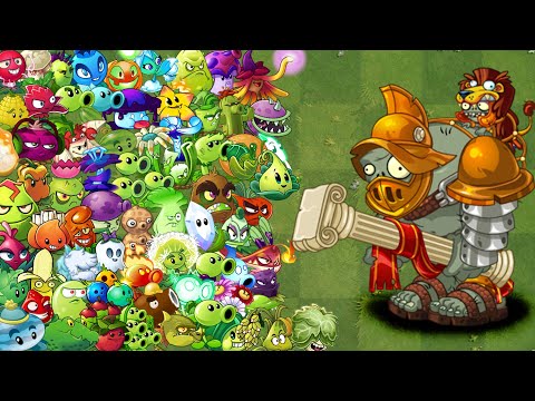 Gladiator Gargantuar vs All Best Plants Max Levels ► Plants vs. Zombies 2: It's About Time