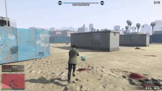 GTA5 2014/12/23 暴言野良プレイヤーとタイマンデスマ