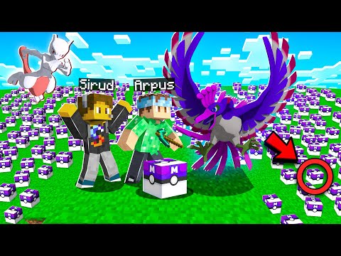 We Opened 100 LUCKY BLOCKS in PIXELMON Minecraft!