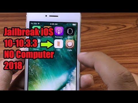 How to Jailbreak iOS 10-10.3.3 No Computer 2018 *H3lix*
