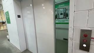 Abell hydraulic ￼elevator at Menards in Columbus, OH ￼￼