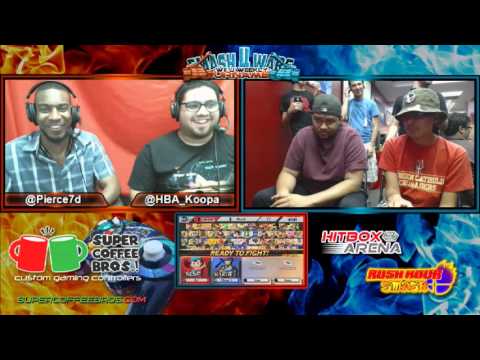 Smash 4 Wars #40 - Air Gordon (Ness, Roy) v Gunblade (Marth, DK) Loser's Bracket