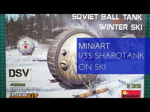 MiniArt 1/35 Soviet Ball Tank with Winter Skis