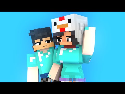 lovefool chicken wing pro aphmau vs noob aaron - minecraft animation #shorts