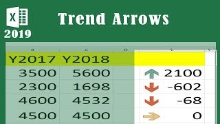 Adding Trend Arrows to Excel Workbooks