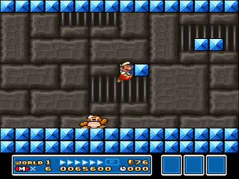 SMB3 for Super Mario All-Stars Custom Level #135 - Boom Boom Tower