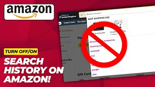 How to Turn Off/Turn On Search History on Amazon | Stay Incognito While Browsing on Amazon! - 2026