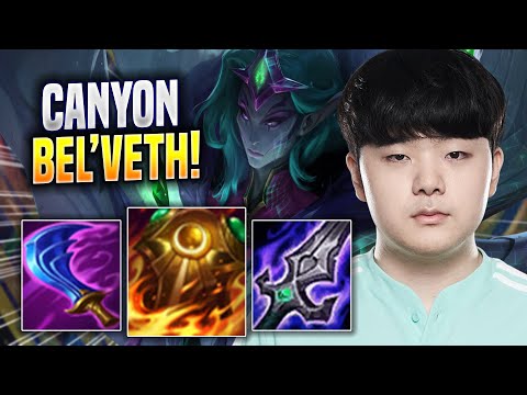 CANYON TRIES NEW BEL'VETH BUILD! - DK Canyon Plays Bel'veth JUNGLE vs Vi! | Season 2022