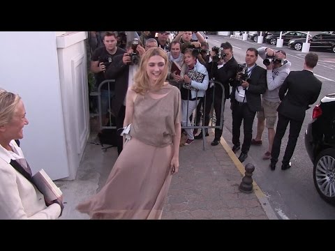 EXCLUSIVE - Julie Gayet at Vanity Fair Dinner in Cannes