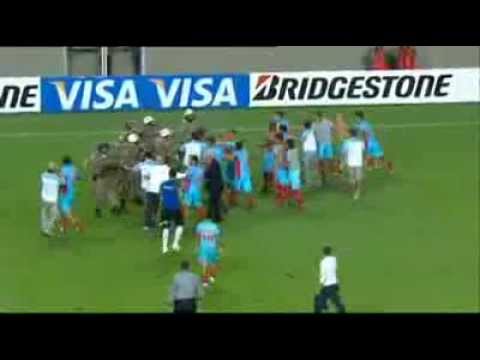 Football team vs police