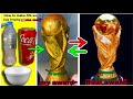 How To Make FIFA World Cup Trophy USA 2026 With Aluminum Foil Mrsanrb Qatar2022 Worldcup