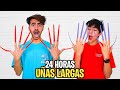 24 HORAS CON UÑAS EXTREMADAMENTE LARGAS