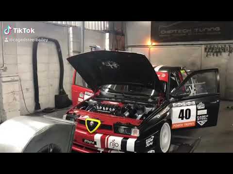 Ex Japanese Alfa Romeo 155 race car DYNO RUN