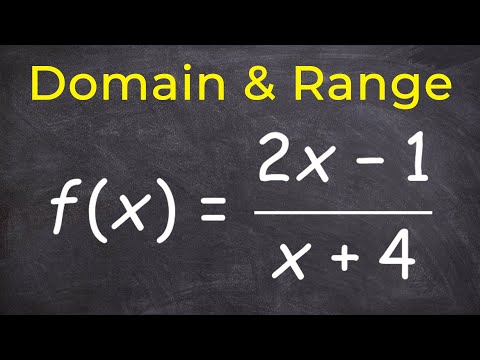 How to find domain and range of a rational equation using inverse