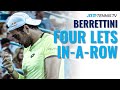 Matteo Berrettini Hits FOUR Lets In A Row! | Cincinnati 2021