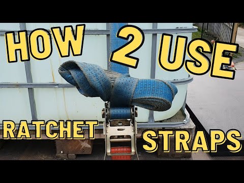 How to use ratchet Straps