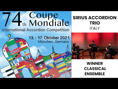 Sirius Accordion Trio: Arara'  Kimmo Hakola - Classical Ensemble Music Champions Coupe Mondiale 2021