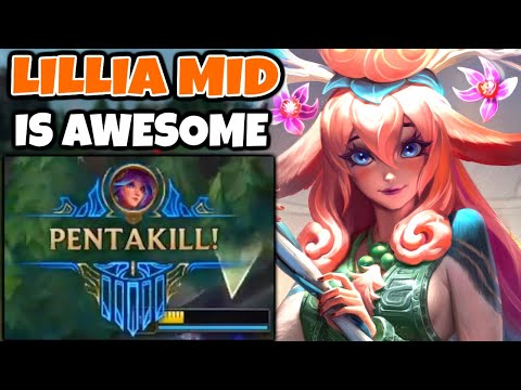 I got a Pentakill on Lillia Mid. | Pekin Woof