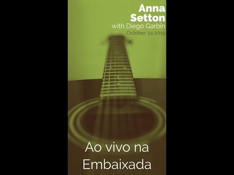 Brazilian music @ the embassy: Anna Setton w/ Diego Garbin.