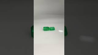 Esmeralda Retangular 8x6mm - Vídeo