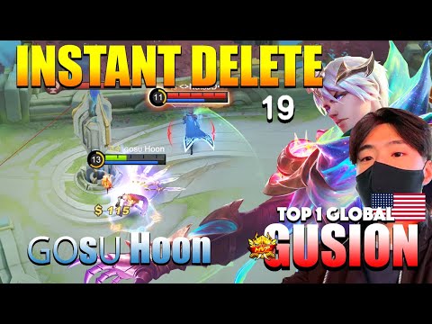 American Gusion Crazy Fast Hand 999 - Former Top 1 Global Gusion Gameplay By ɢᴏsᴜ Hoon - MLBB