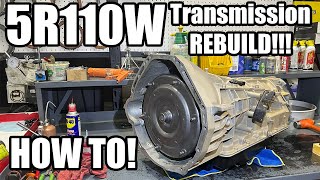 5R110W TRANSMISSION REBUILD STEP BY STEP | F250 BUILD PART 3