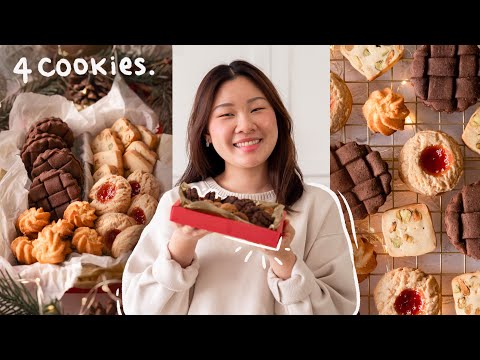 Holiday Cookie Box | 4 Flavour Cookie Recipes