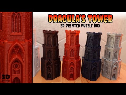 Dracula's Tower - A 3D Printed Puzzle Box