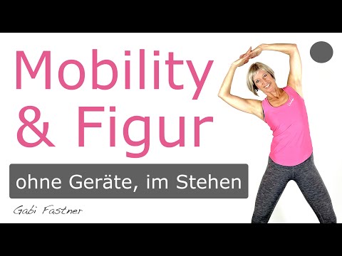 🌷25 min. mobility and figure training | no equipment, standing | also for beginners