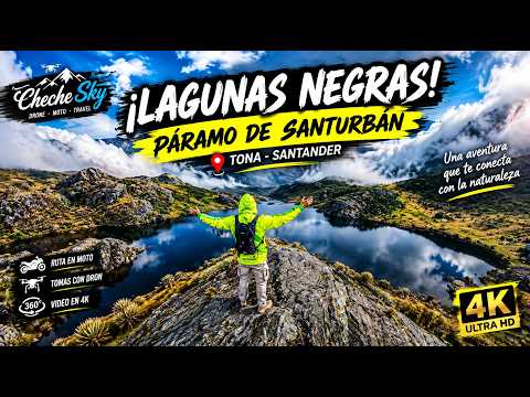 ¡LAGUNAS NEGRAS en el PÁRAMO DE SANTURBÁN! 🏔️ Una aventura épica en moto | 4K 