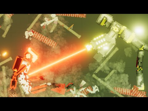 Powerful Super Droids Fight Hi-tech Soldiers - People Playground 1.20