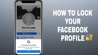 How to lock your Facebook profile (2021) | Only your friends can see your timeline 🤫