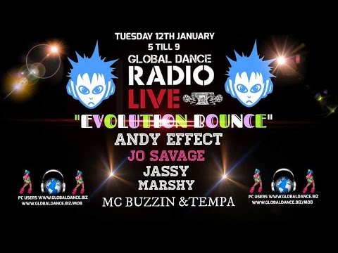 GDHQ LIVE 12  01 2016   JO SAVAGE   DJ EFFECT   EVOLUTION BOUNCE   BUZZIN MC   MC ROCKEYE   MC TEMPA