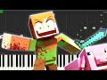 Angry Alex - Piano Tutorial - Minecraft Animation Song