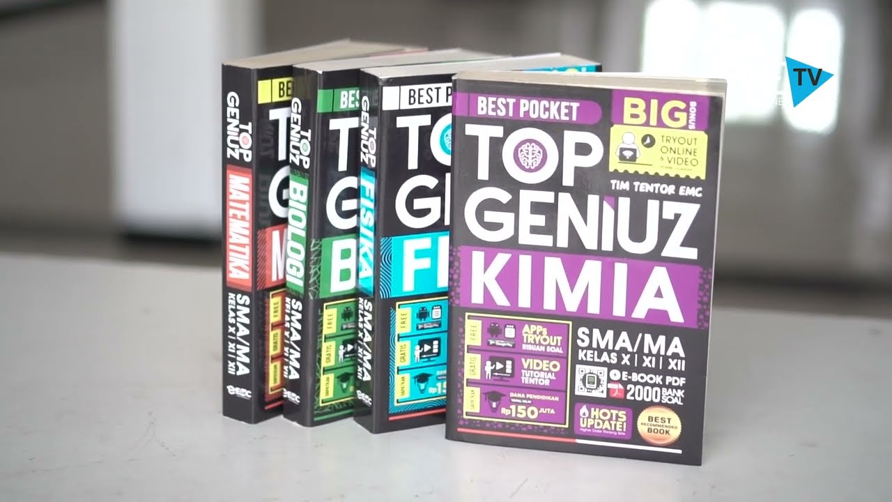 Buku POCKET SERIES TOP GENIUZ - MATEMATIKA - FISIKA - KIMIA - BIOLOGI | BUKU SAKU | METODE PRAKTIS