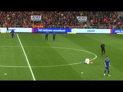 Club-fans verwelkomen Lior Refaelov en Bjorn Engels ADK!