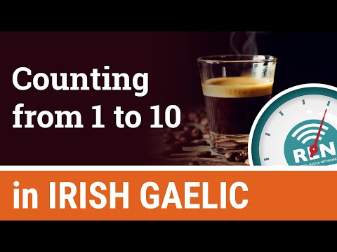 How to count from 1 to 10 in Irish - One Minute Irish Lesson 8