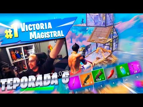 ASÍ FUE Mi PRIMERA VICTORIA EN LA *TEMPORADA 6* de FORTNITE!!