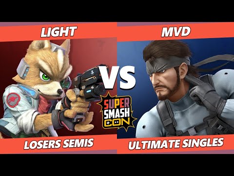 SSC Fall Fest Losers Semis - Light (Fox) Vs. MVD (Snake) SSBU Ultimate Tournament