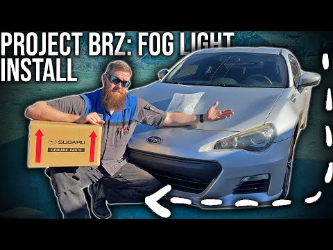 Project BRZ: How To Install Subaru Genuine Fog Lights On Your BRZ Premium! Easy DIY Install!