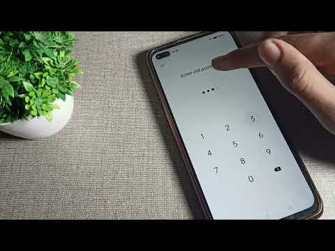 How to change 4 Digit Password in realme x50 pro phone, change 4 digit password