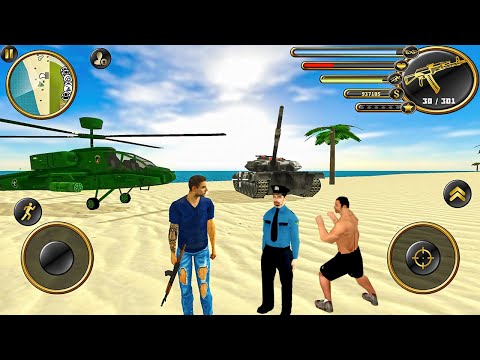Military Tank Helicopter Airplane and Motorbikes Open World City - Android Gameplay