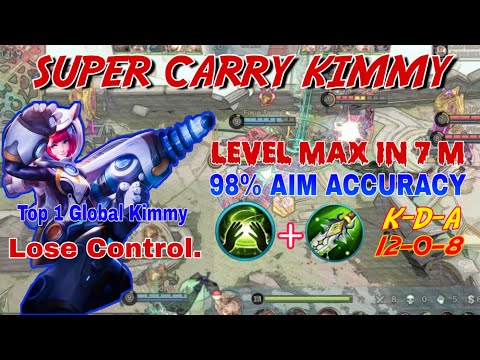 MAXIMUM DEMAGE with BOD - Lose Control. [Top Global 1 Kimmy] || Mobile Legends