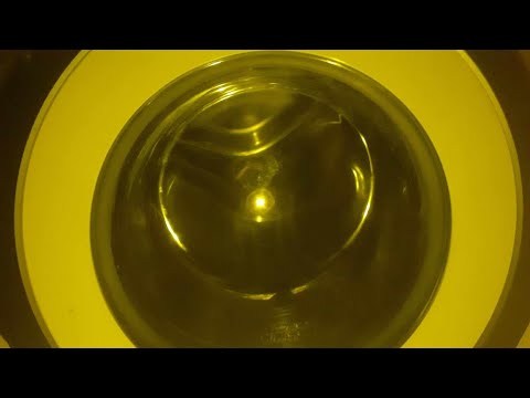 Washing machine spin cycle 8H + yellow light 😴